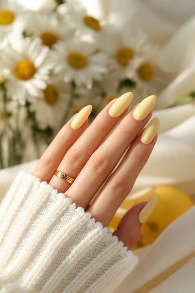butter yellow nails butter yellow nails