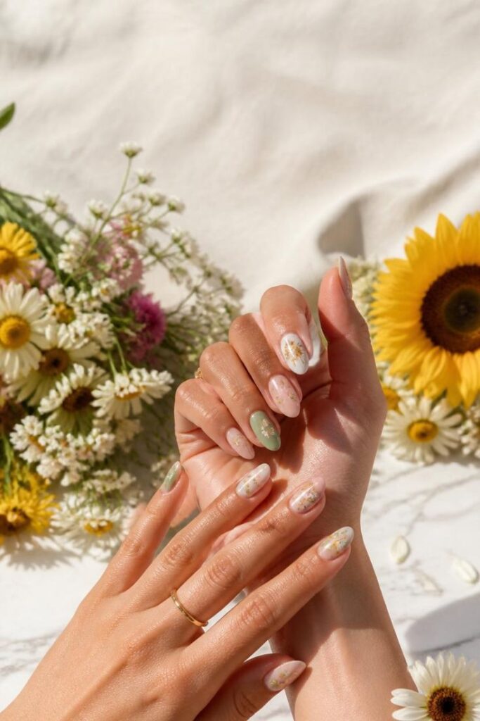 floral nail art floral nail art
