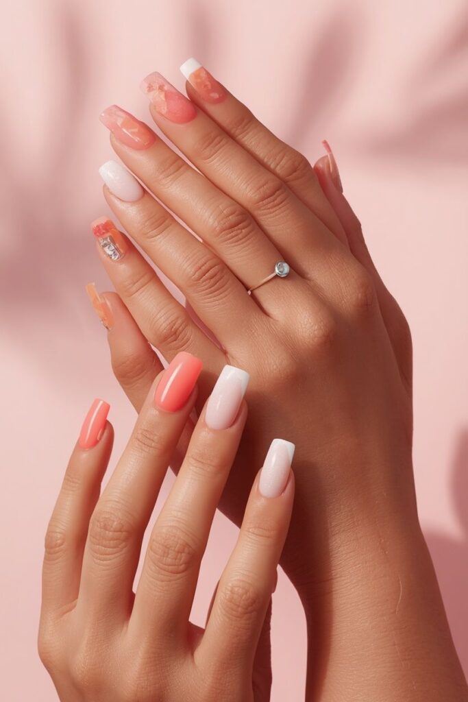 summer square nail desing ideas 2026