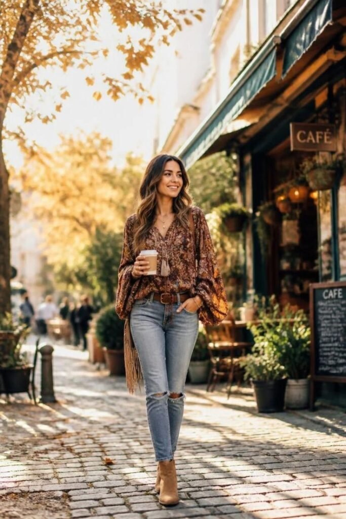 29 Best Fall Boho Outfit Ideas 2026: Chic, Free-Spirited & Effortlessly Bohemian Looks 29 best fall boho outfit ideas 2026