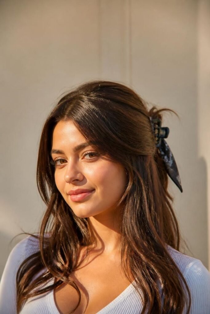 bandana-claw-clip-style