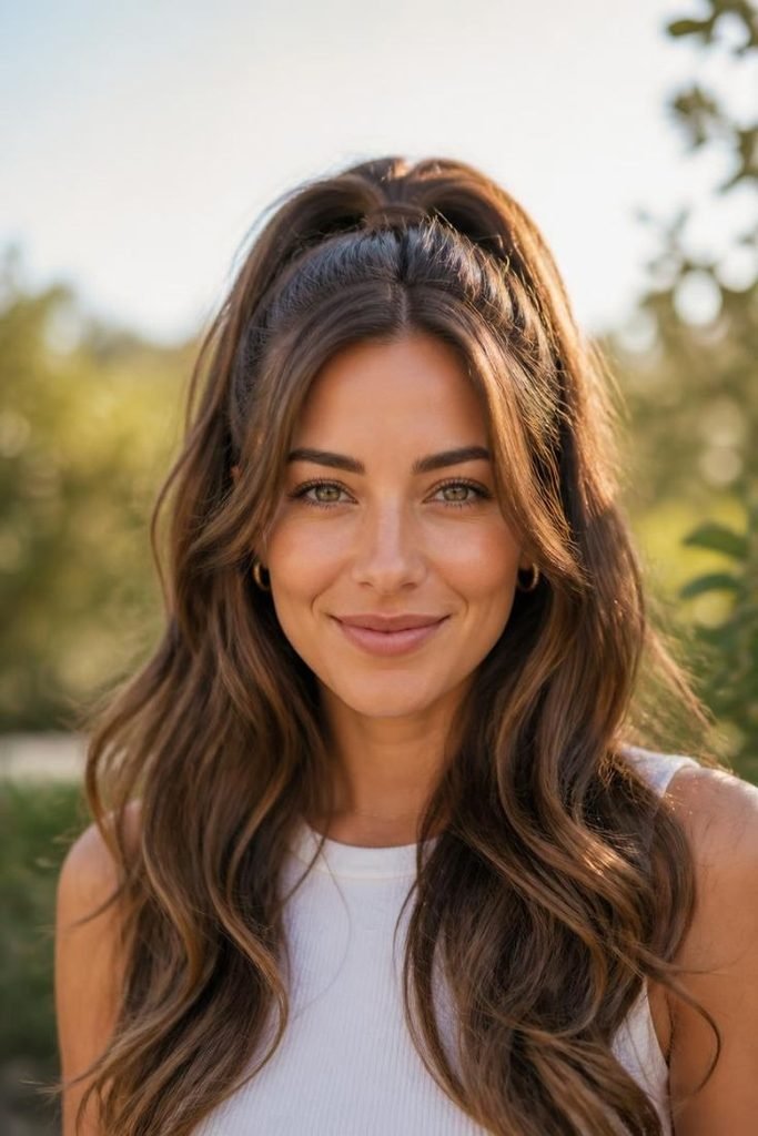 30 Summer Prom Hairstyles 2026: Glamorous, Trendy Looks That Last All Night half-up-bouffant-ponytail