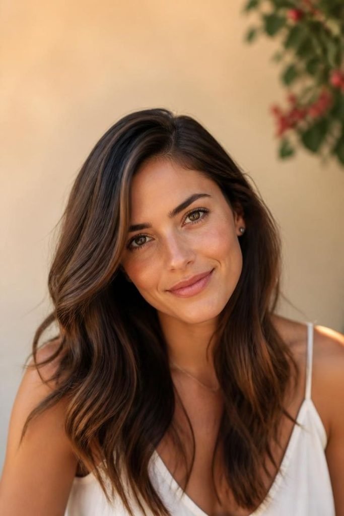 30 Summer Prom Hairstyles 2026: Glamorous, Trendy Looks That Last All Night simple-side-part-hairstyle