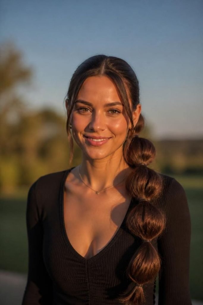 30 Summer Prom Hairstyles 2026: Glamorous, Trendy Looks That Last All Night bubble-ponytail