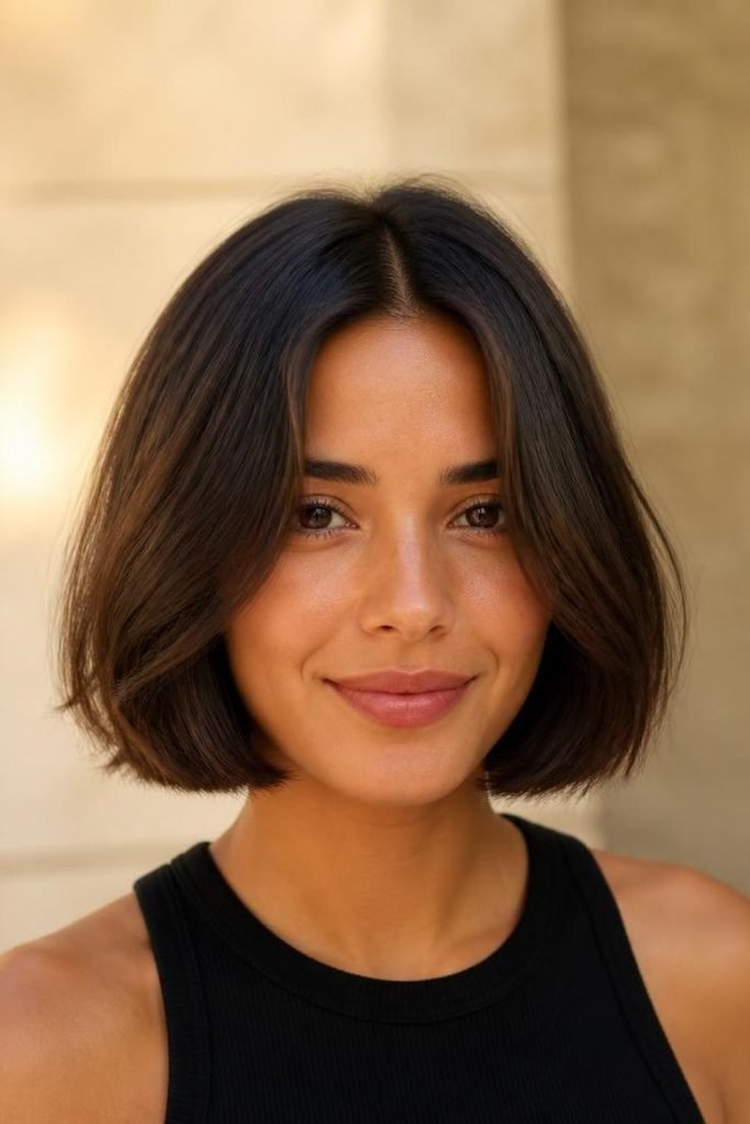 middle-parted-french-bob