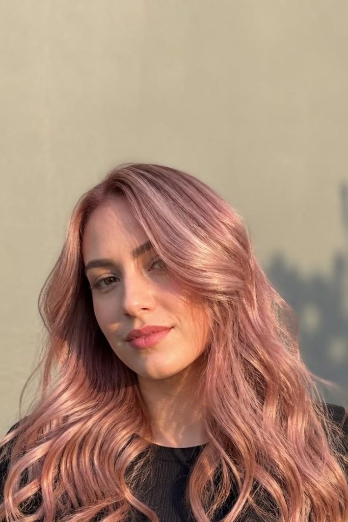 metallic-rose-hair