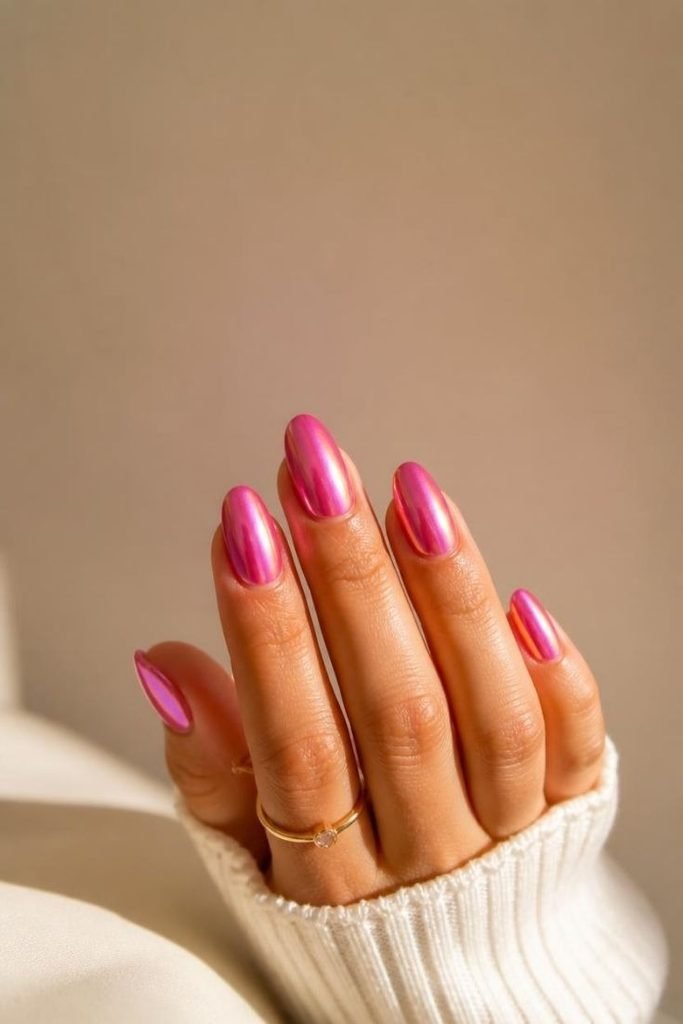 30 Neon Summer Nails 2026: Bold, Bright & Colorful Designs to Light Up Your Look neon-chrome-nails
