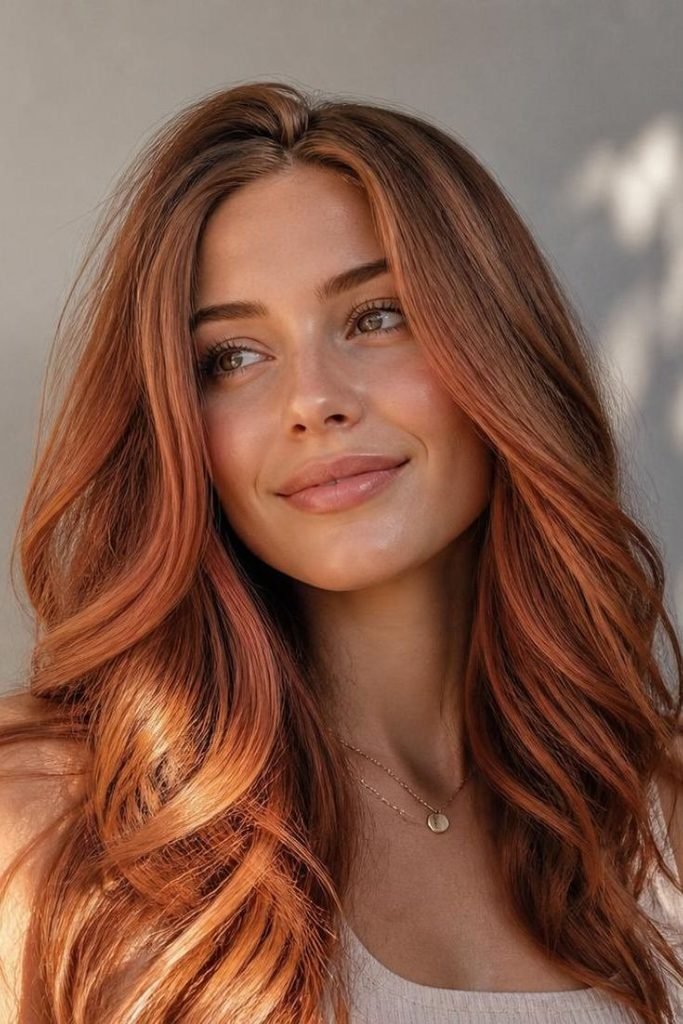 29 Balayage Hair Color Ideas for Summer 2026: Sun-Kissed Shades to Try soft-copper-balayage