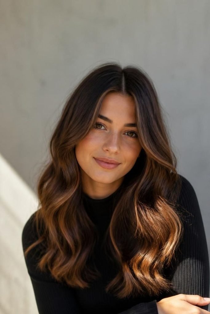 29 Balayage Hair Color Ideas for Summer 2026: Sun-Kissed Shades to Try chestnut-balayage