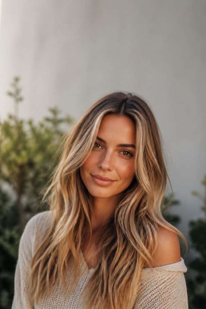 honey-blonde-money-pieces-with-highlights