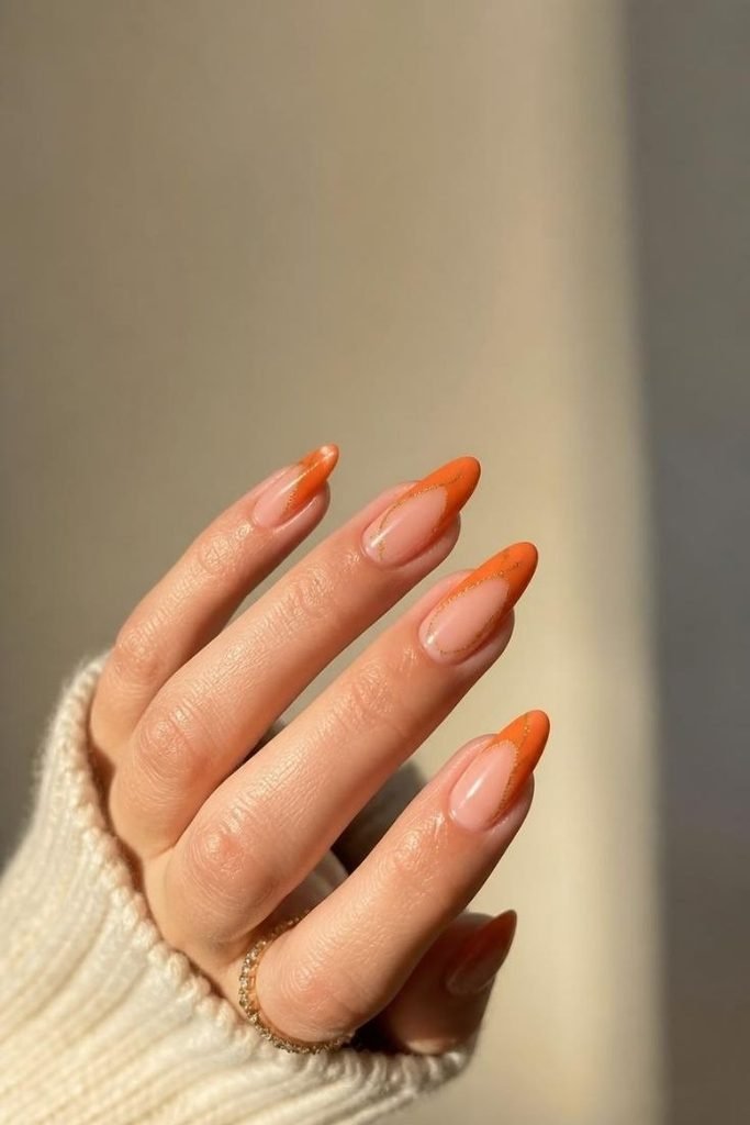 28 Summer Fruit Nail Art Ideas 2026: Cute, Sweet, and Colorful Designs orange-nail-art