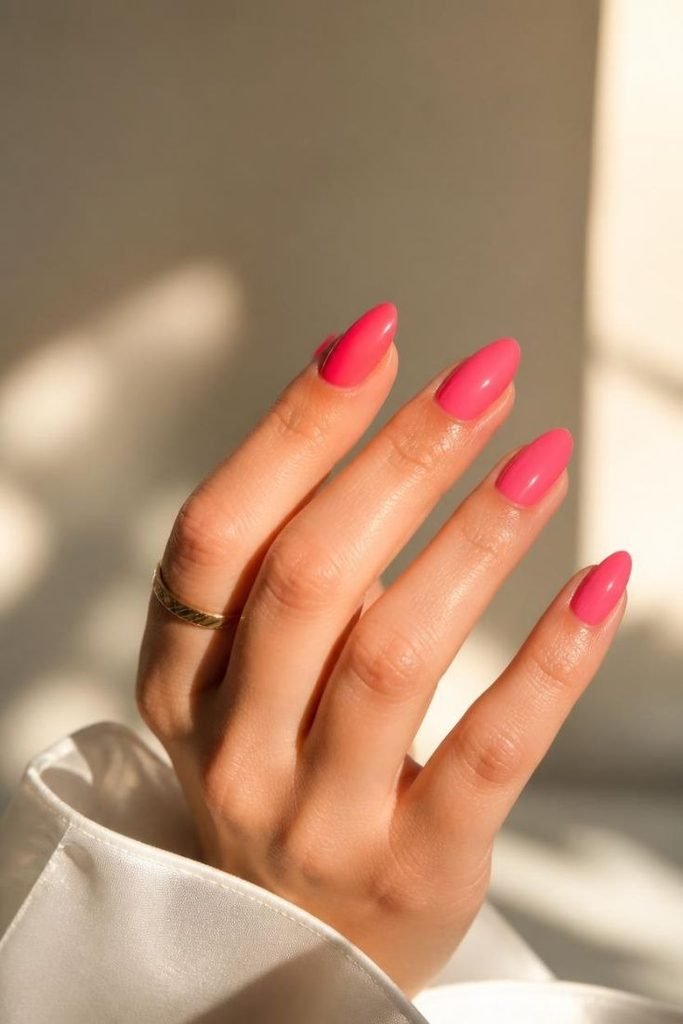 flamingo-pink-nails