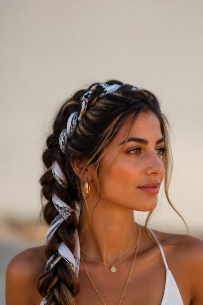 bandana-french-braid