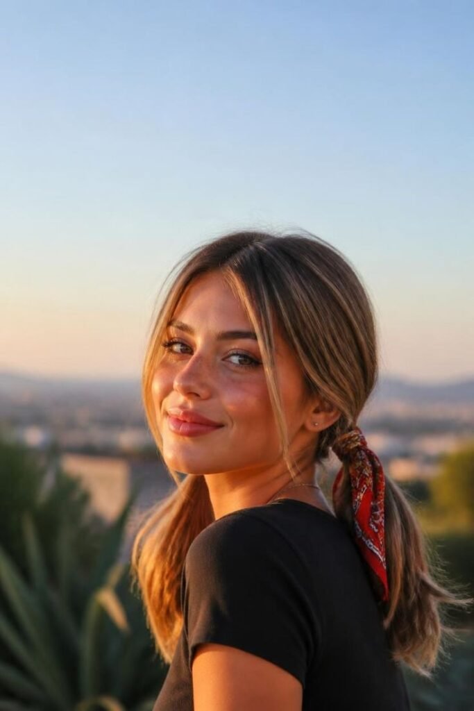 bandana-low-pigtails