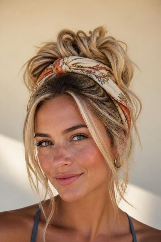 bandana-vacation-updo