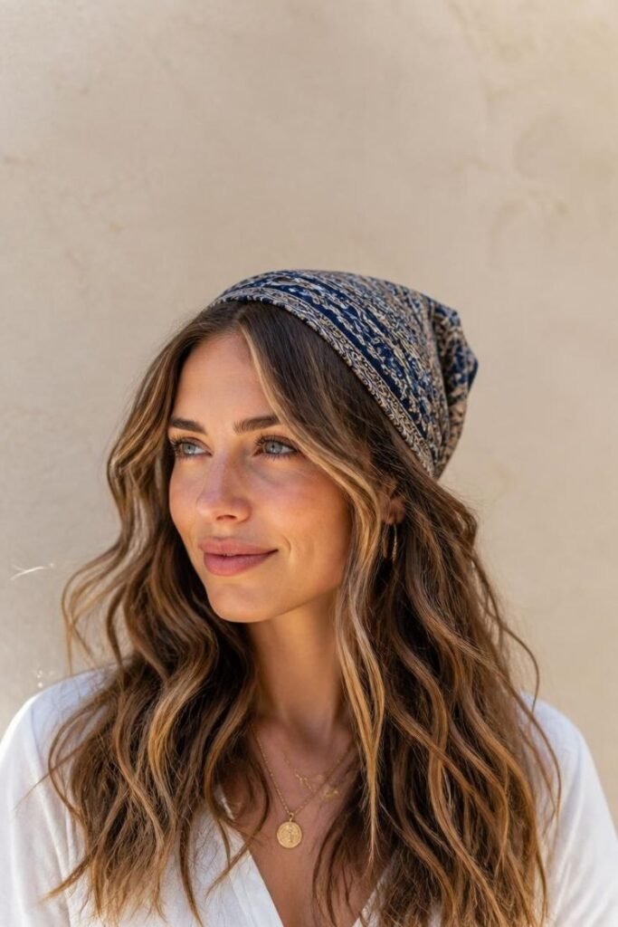 bandana-with-beach-waves