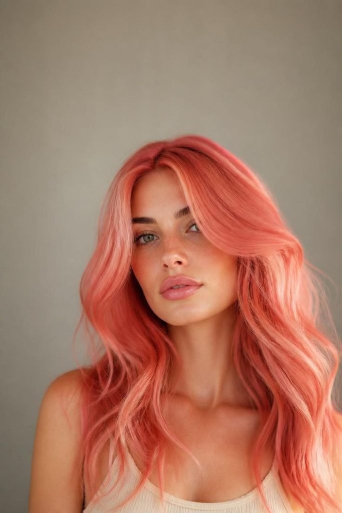 coral-hair-color
