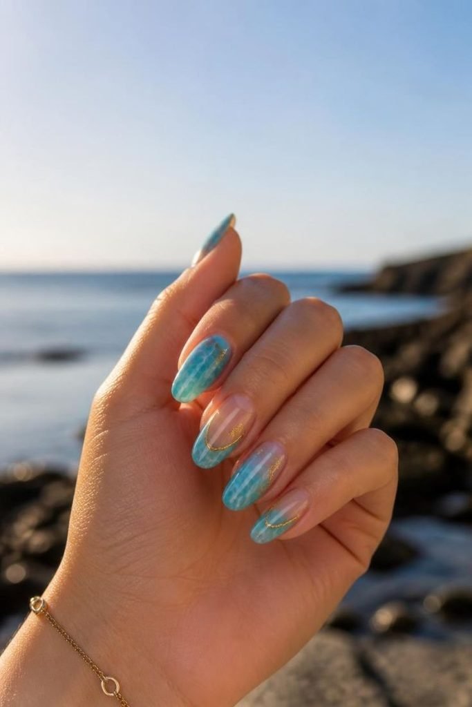 turquoise-ocean-nails