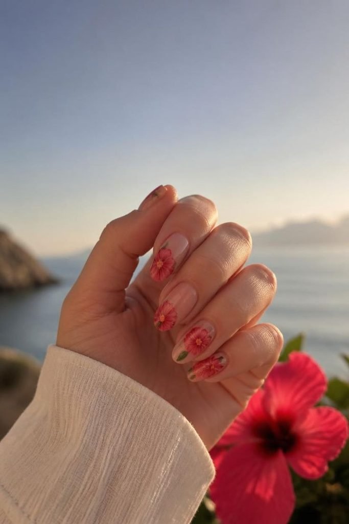 hibiscus-flower-nails