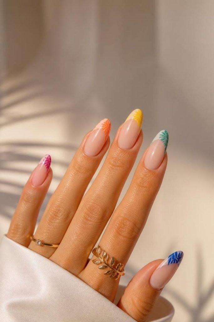 colorful-tropical-french-tips