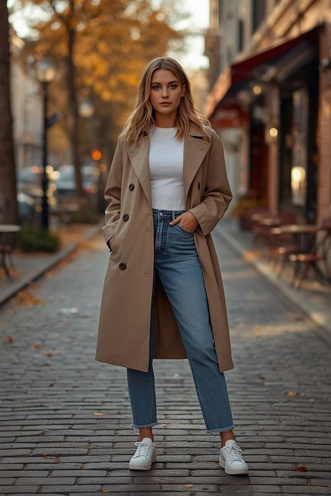 trench-coat-white-tee-jeans
