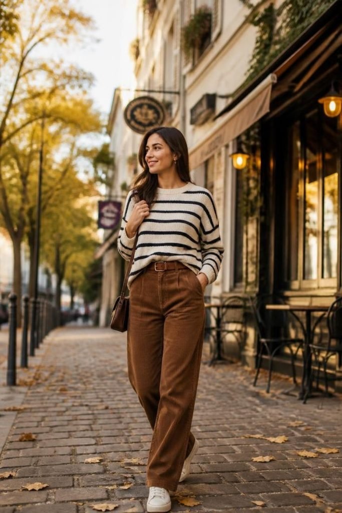 striped-sweater-corduroy-pants