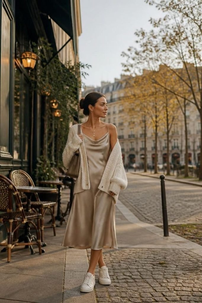 slip-dress-chunky-sweater