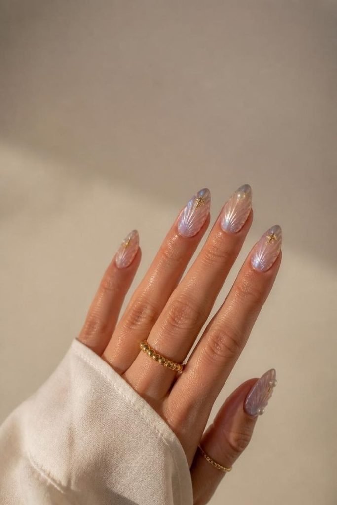 chrome-seashell-nails