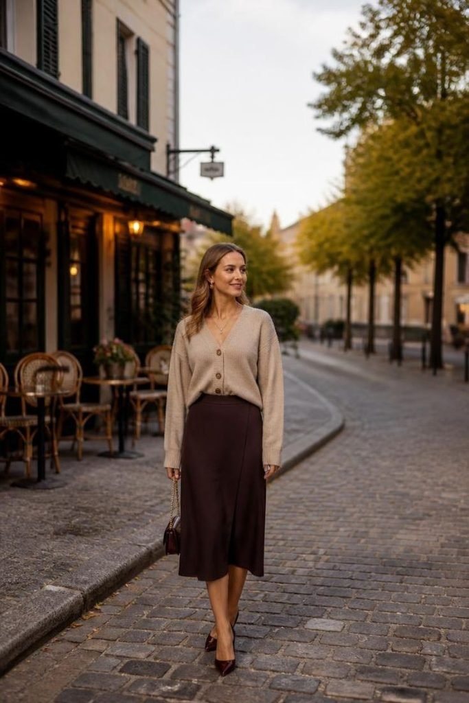 cardigan-midi-skirt