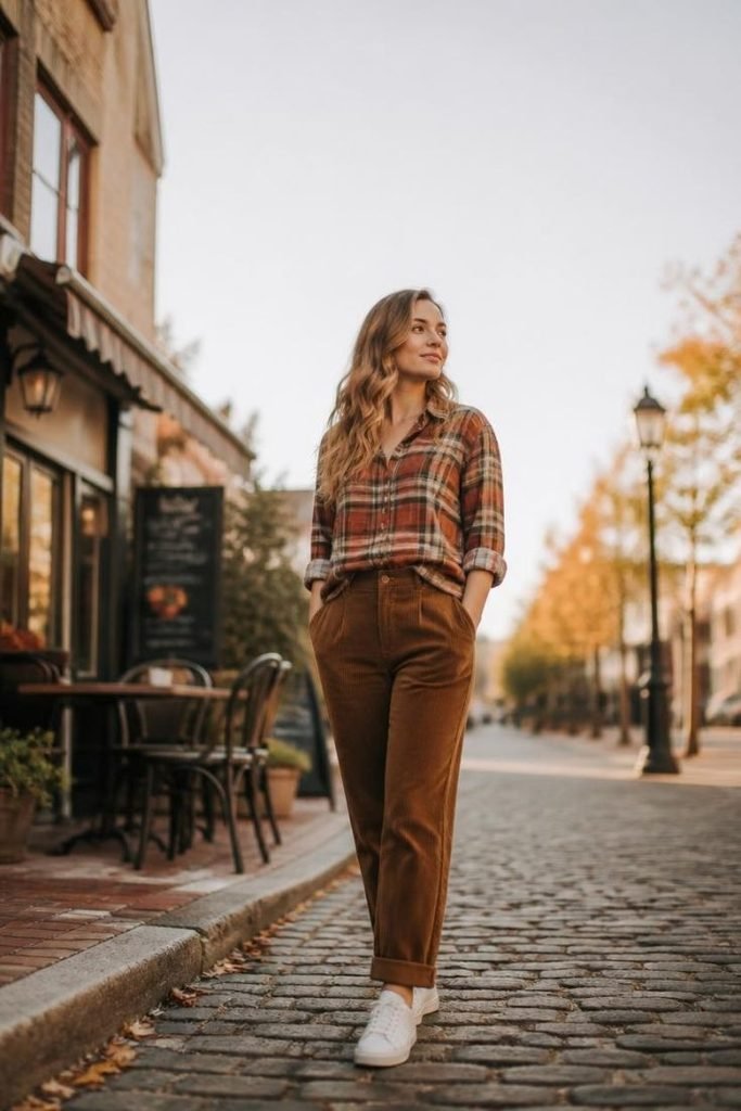 flannel-shirt-corduroy-pants