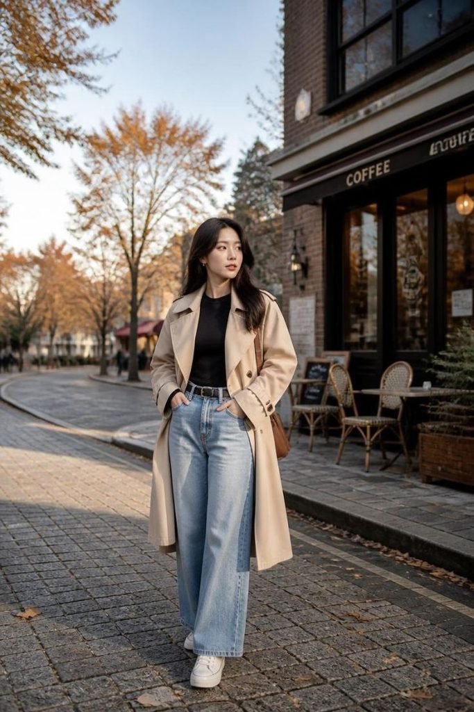 trench-coat-jeans