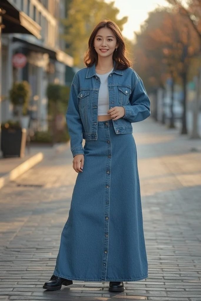 denim-jacket-maxi-skirt
