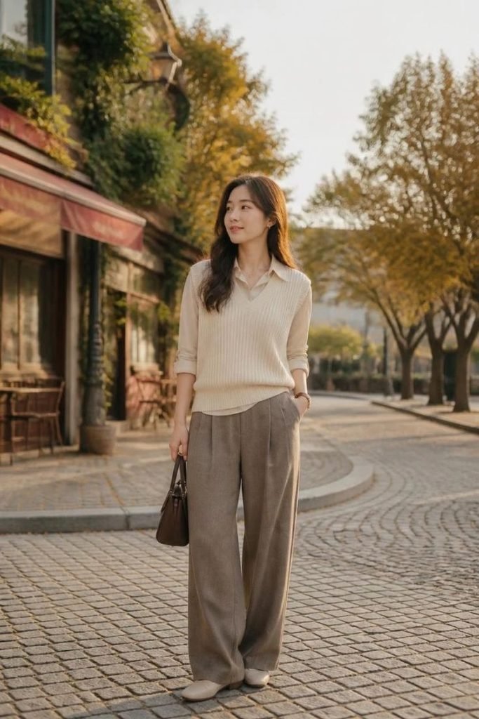 sweater-vest-wide-leg-trousers