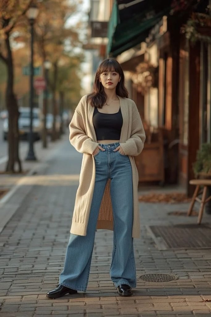 long-cardigan-wide-leg-jeans