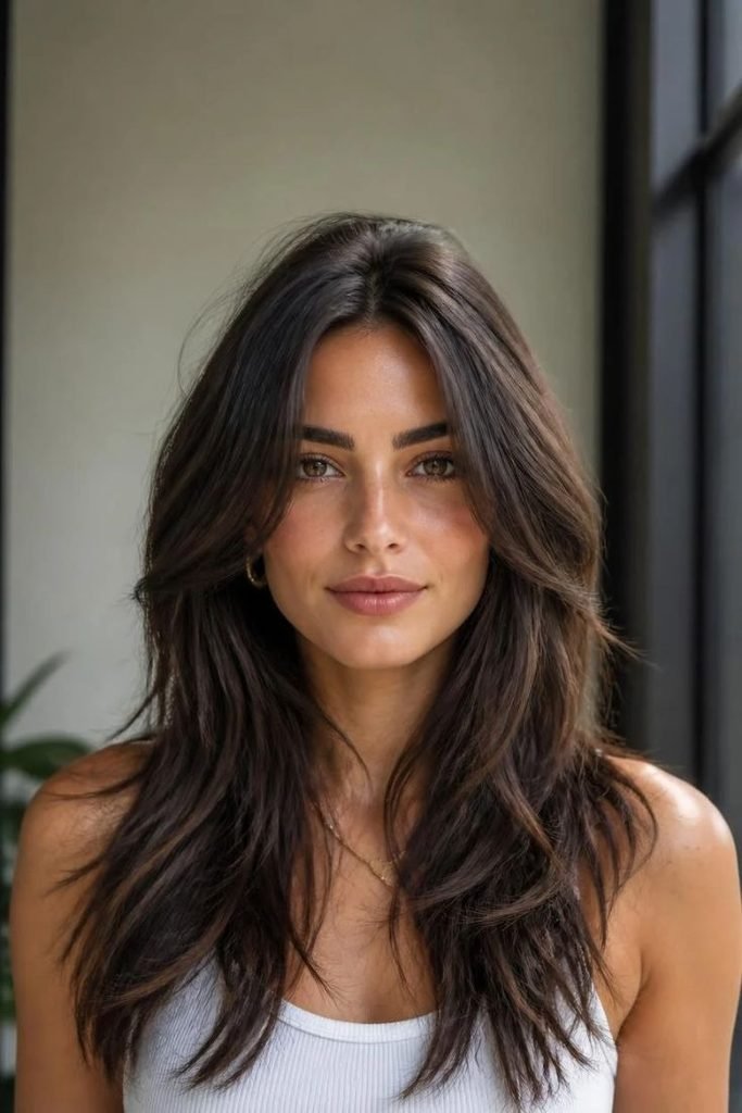 28 Best Long Layered Haircuts 2026: Trendy Styles for Instant Volume, Movement & Shape long-choppy-layers