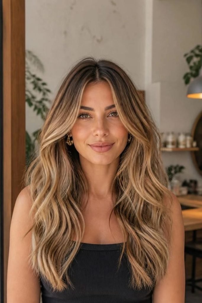 28 Best Long Layered Haircuts 2026: Trendy Styles for Instant Volume, Movement & Shape long-layered-beach-waves