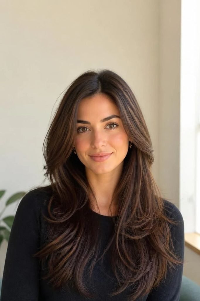 28 Best Long Layered Haircuts 2026: Trendy Styles for Instant Volume, Movement & Shape long-layers-with-flicked-ends