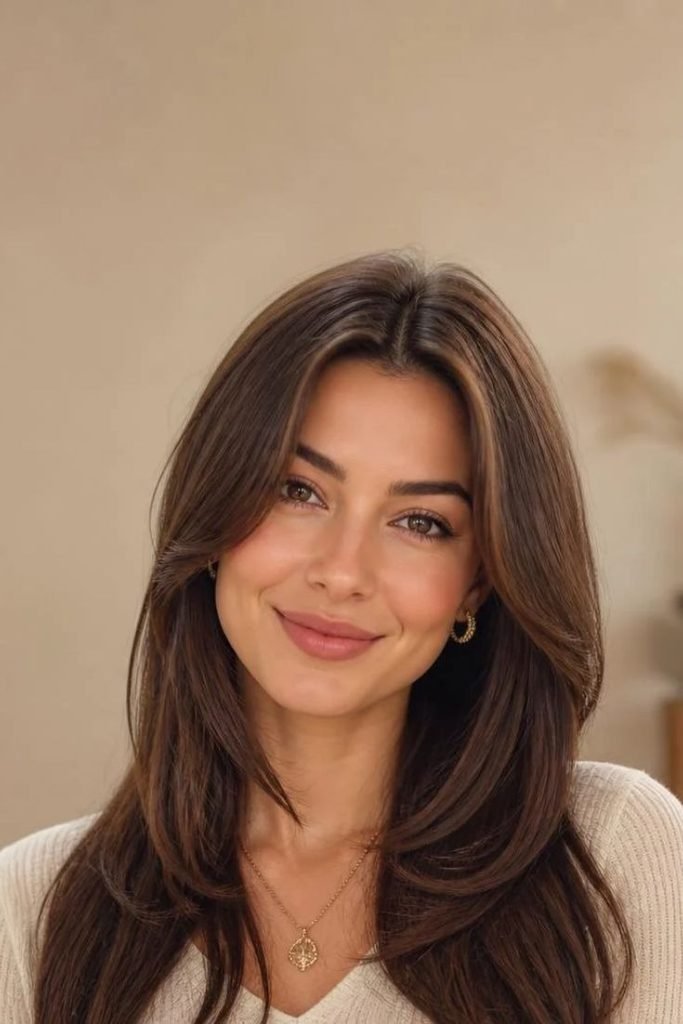 28 Best Long Layered Haircuts 2026: Trendy Styles for Instant Volume, Movement & Shape long-layers-with-glossy-finish