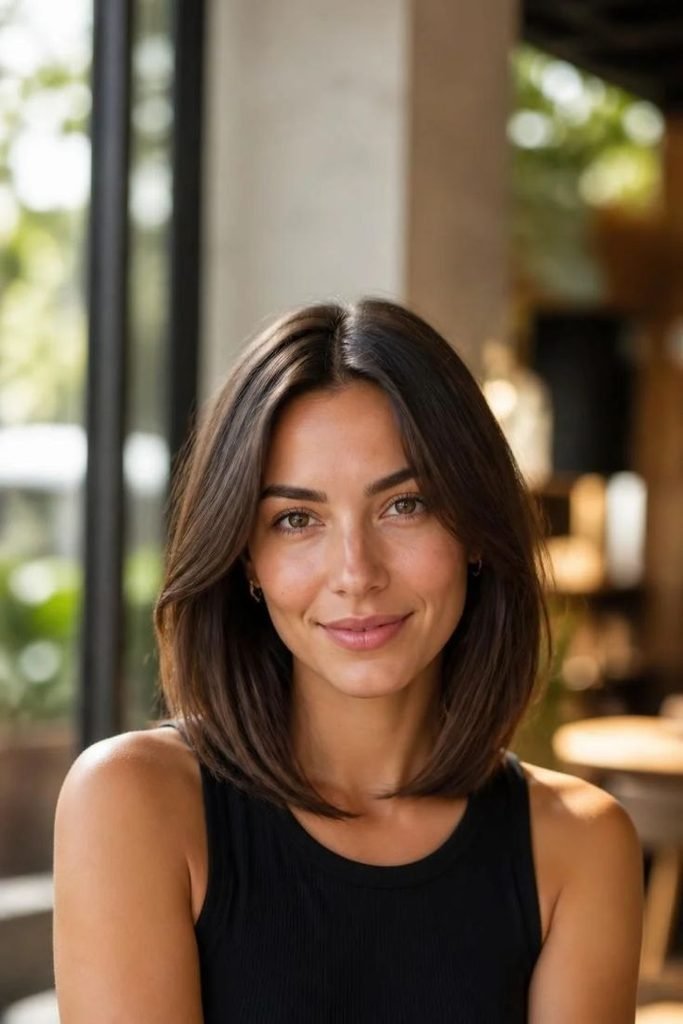 28 Best Shoulder-Length Haircuts 2026: Chic, Flattering & Effortlessly Stylish Looks shoulder-length-lob