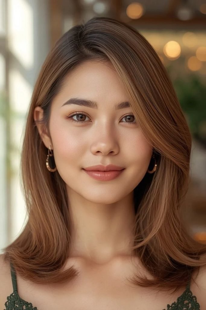 28 Best Shoulder-Length Haircuts 2026: Chic, Flattering & Effortlessly Stylish Looks soft-layered-shoulder-length-hair