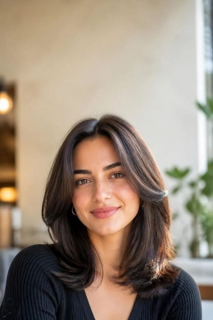 28 Best Shoulder-Length Haircuts 2026: Chic, Flattering & Effortlessly Stylish Looks shoulder-length-hair-with-flipped-ends