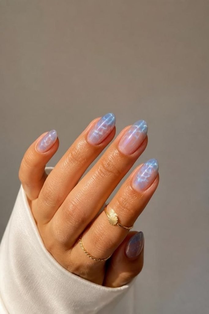 29 Pool Party Nails 2026: Fun, Colorful Designs for Summer Vibes water-ripple-nails