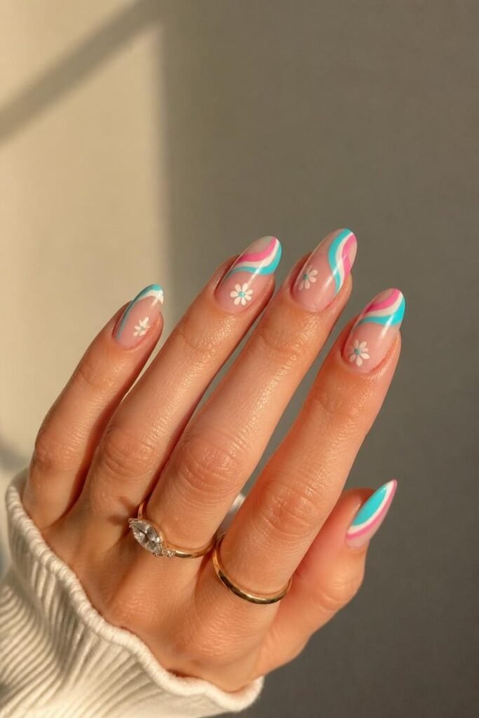 pool party nails