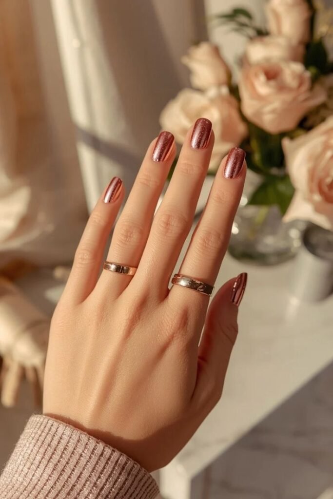 27 best fall chrome nail ideas 2026