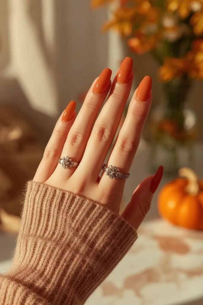 28 best fall pumpkin spice nails 2026