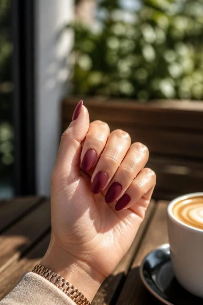 matte-berry-nails