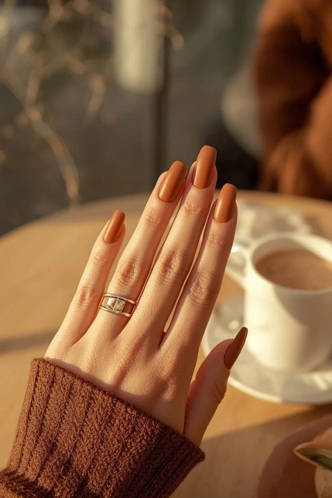 matte-caramel-and-brown-ombre