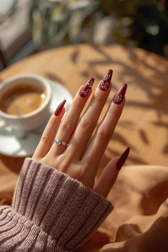 matte-burgundy-with-leaf-details