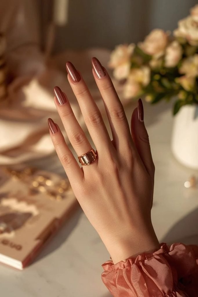 bronze-chrome-nails
