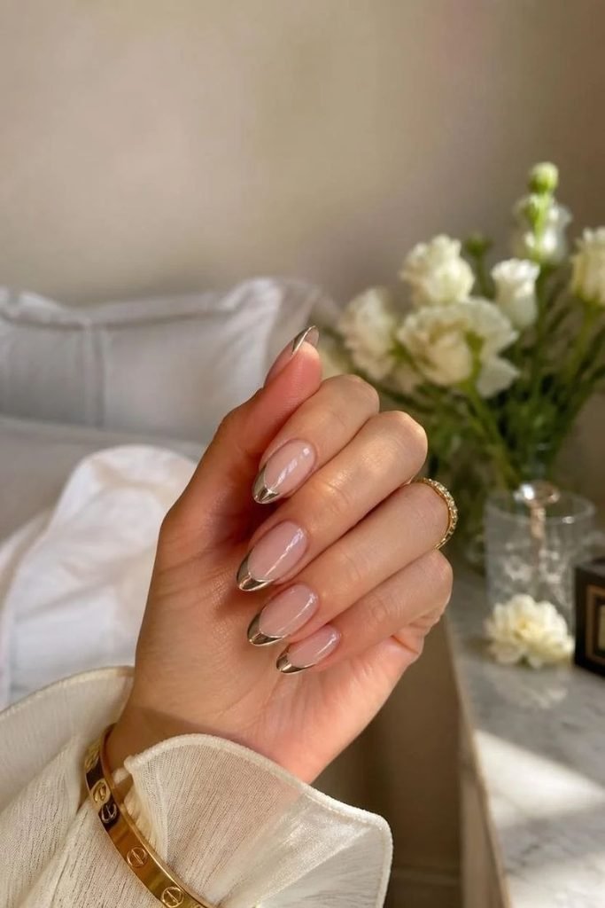 chrome-french-tips